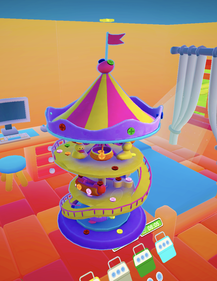 Unscrew VR – colourful toy room with puzzle toys