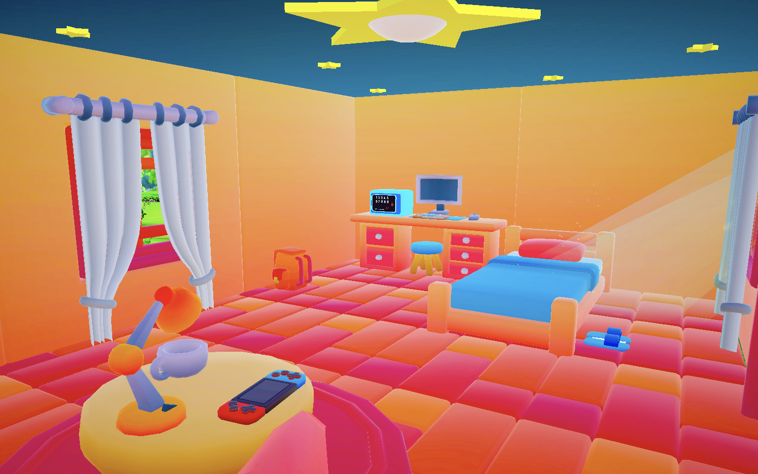 Unscrew VR – cosy kids room hub